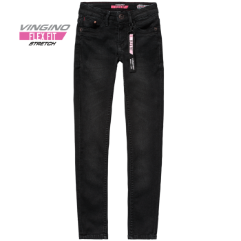Vingino Bernice Mädchen Jeans mid black Stretch Jeans    SALE- 30 %
